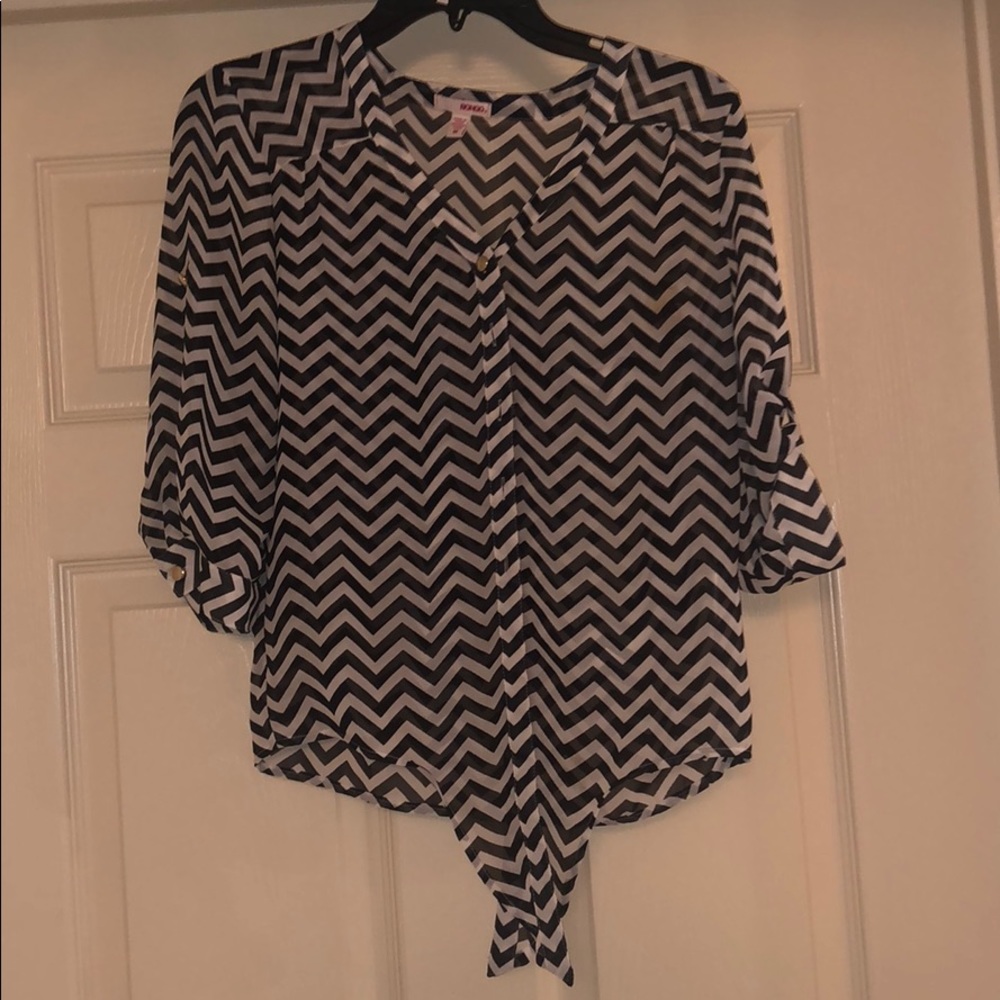 Chevron blouse.